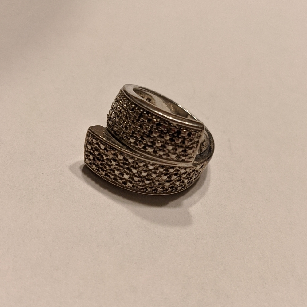 925 Silver Bypass Ring